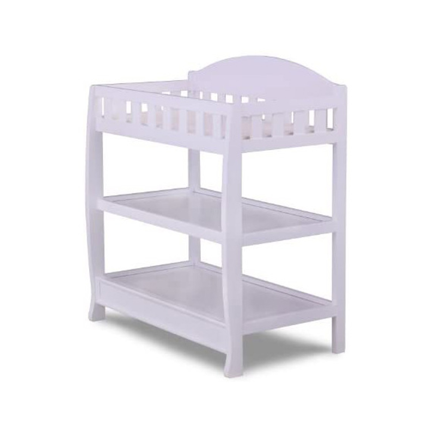 Wooden Baby Changer with Shelf